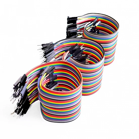 Jumper wires Each 40 pieces F to F ,  M to M , F to M 