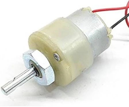 12V 30RPM Centre Shaft Geared DC Motor